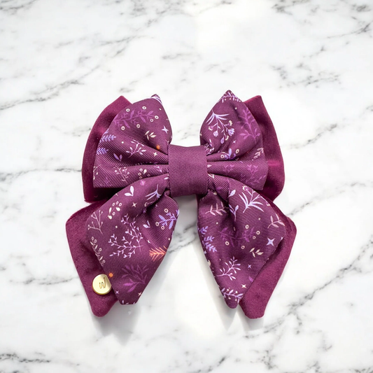 Wyld Cub Chiswick Butterfly Bow - Fig