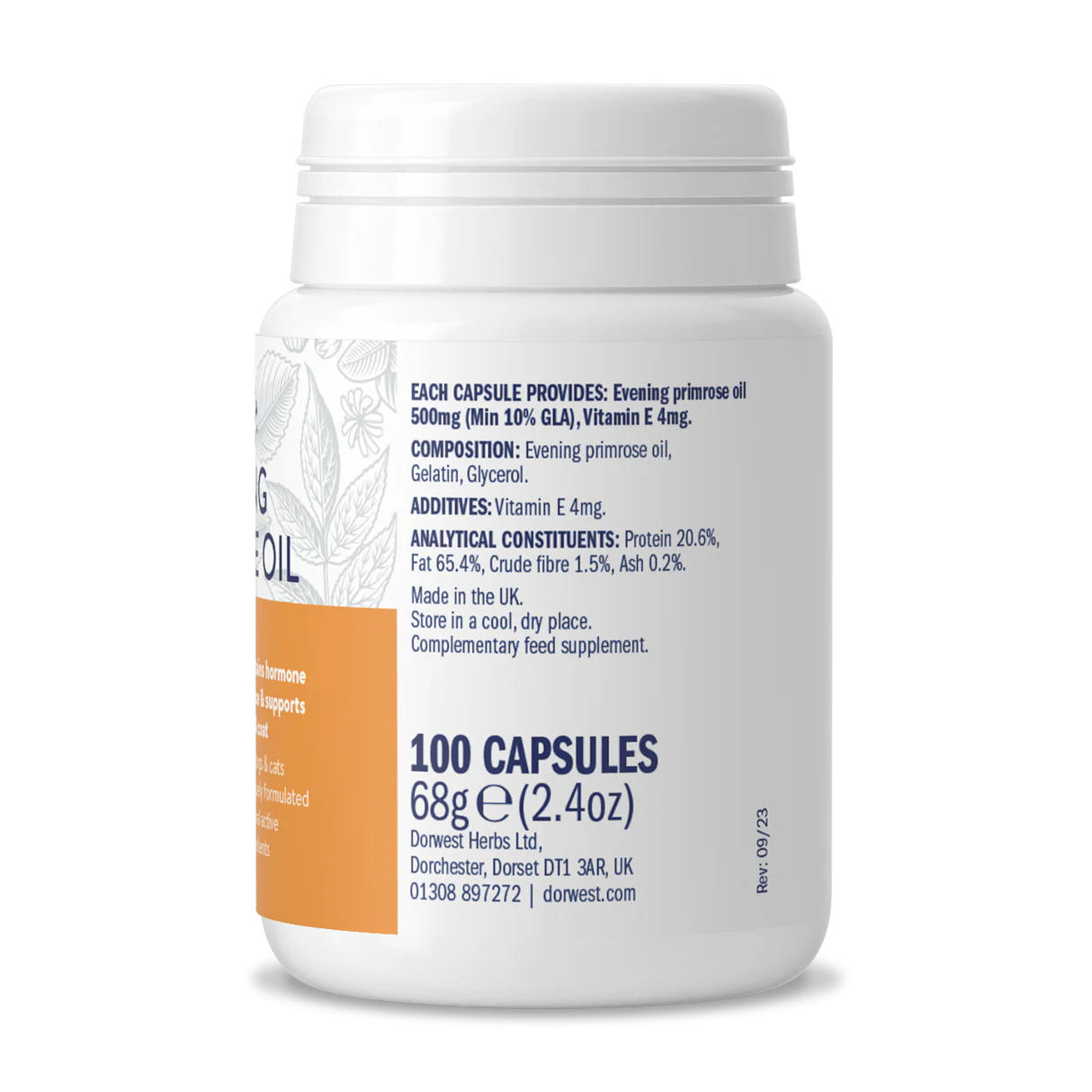 Dorwest Evening Primrose Oil - 100 Capsules