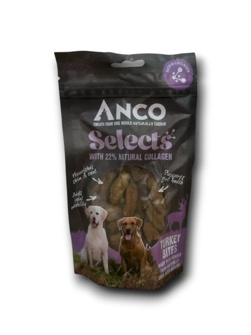 Anco Selects Bites Turkey with Collagen 85g
