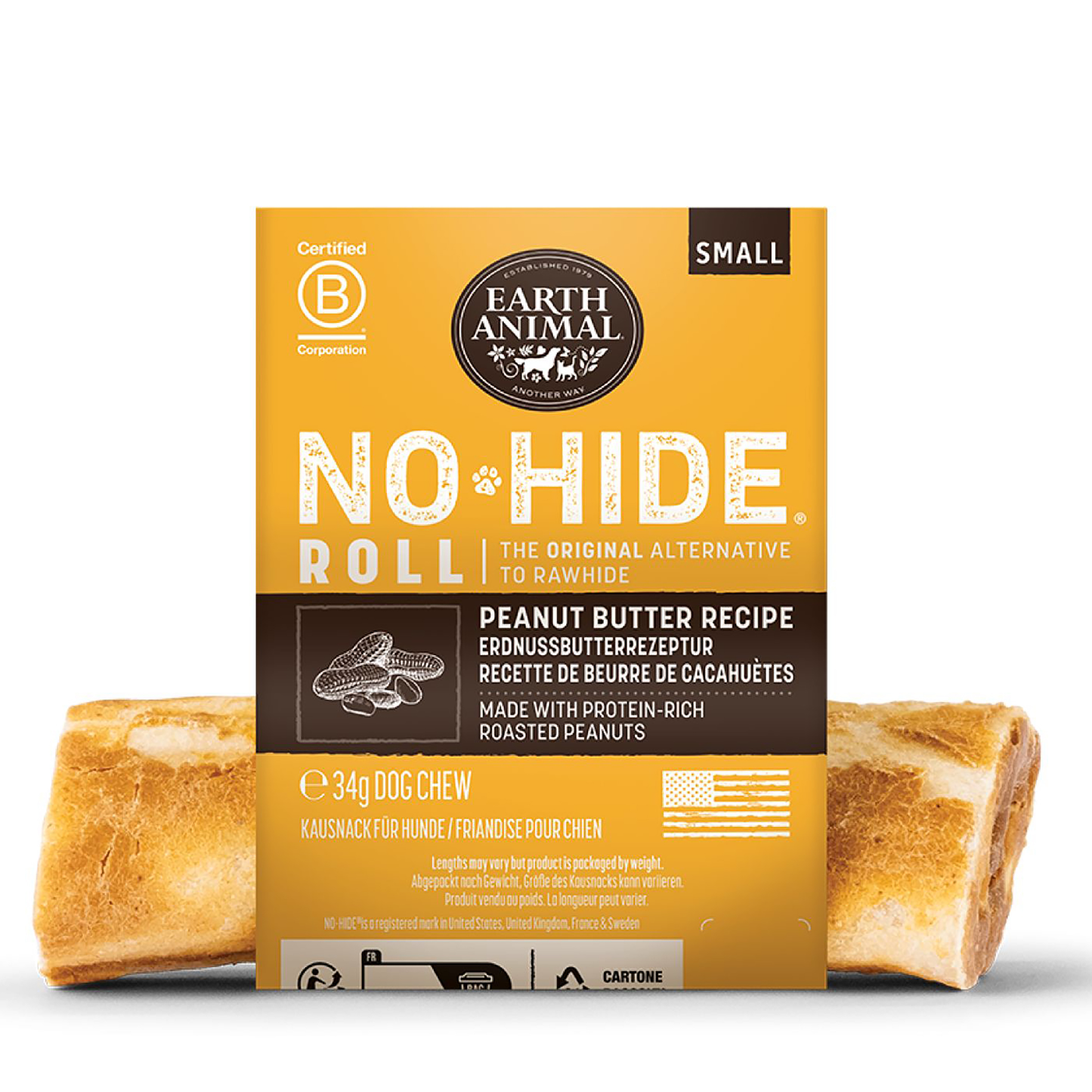 Earth Animal No Hide Peanut Butter Chew