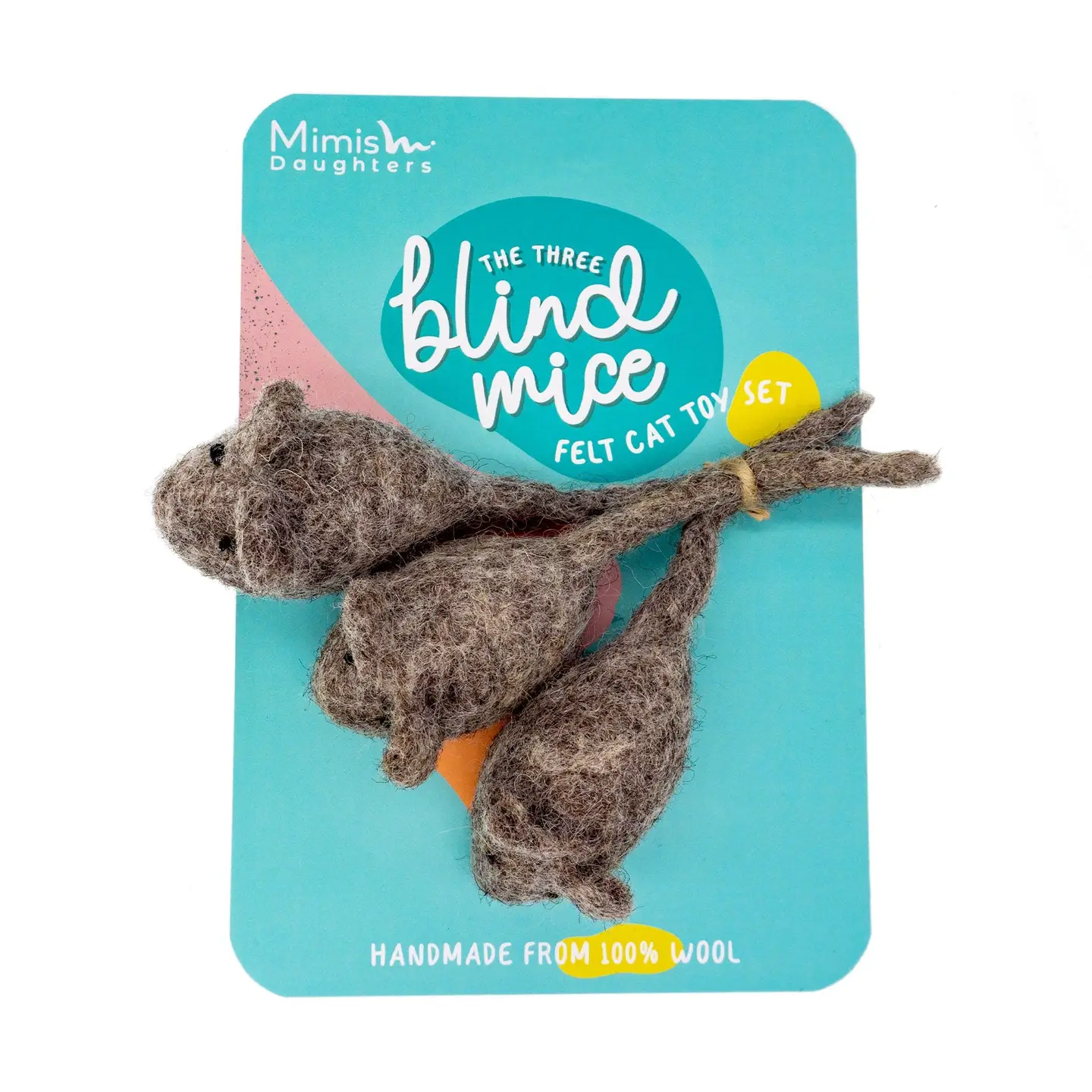 The Three Blind Mice - Felt Cat Toy