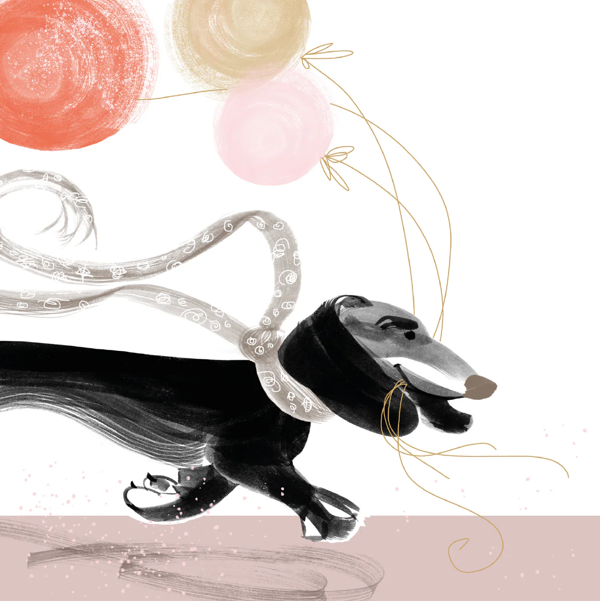 Lydia London -   Dachshund Dog Card
