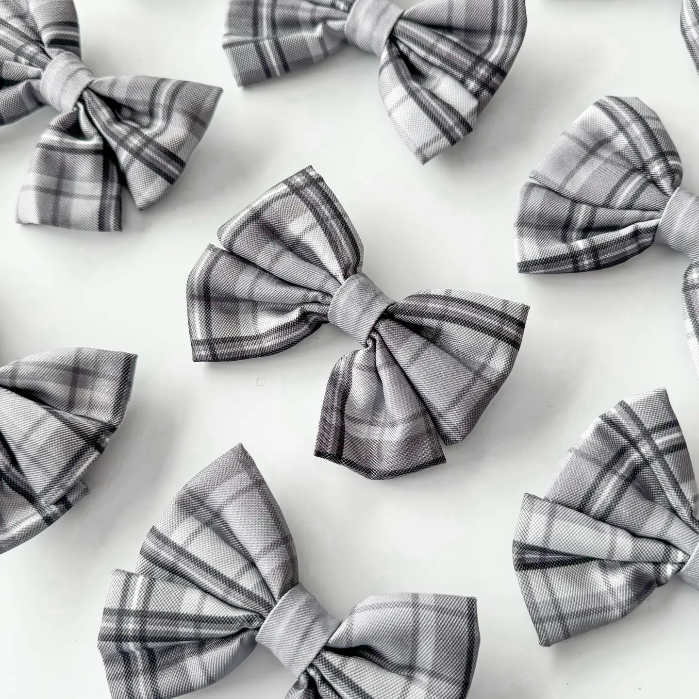 The aDoraBle Pooch Co. Heritage Sailor Bow Tie - Gunsmoke Grey
