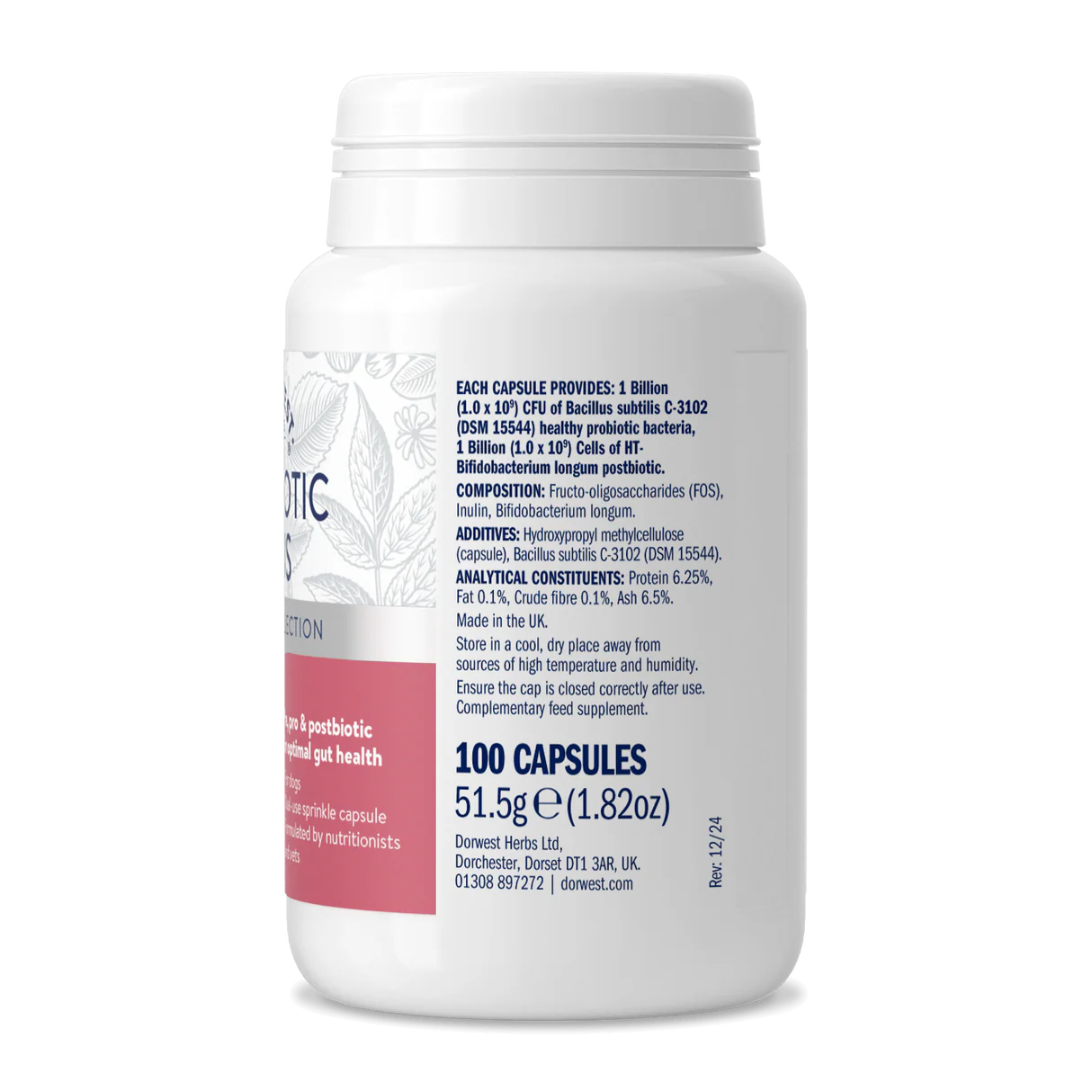 Dorwest Probiotic Plus - 100 Capsules