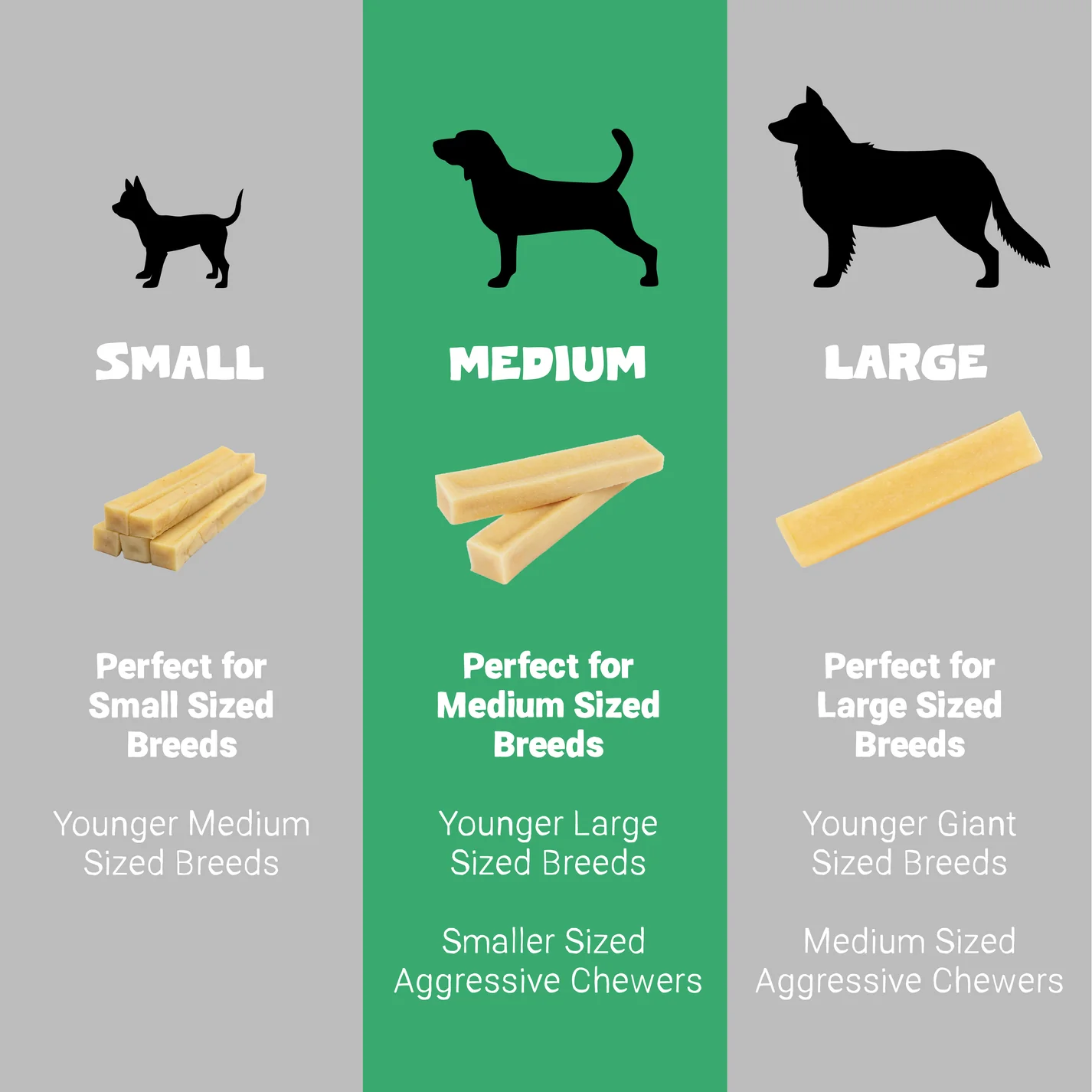 Pets Purest Himalayan Yak Chews Medium - 3pk