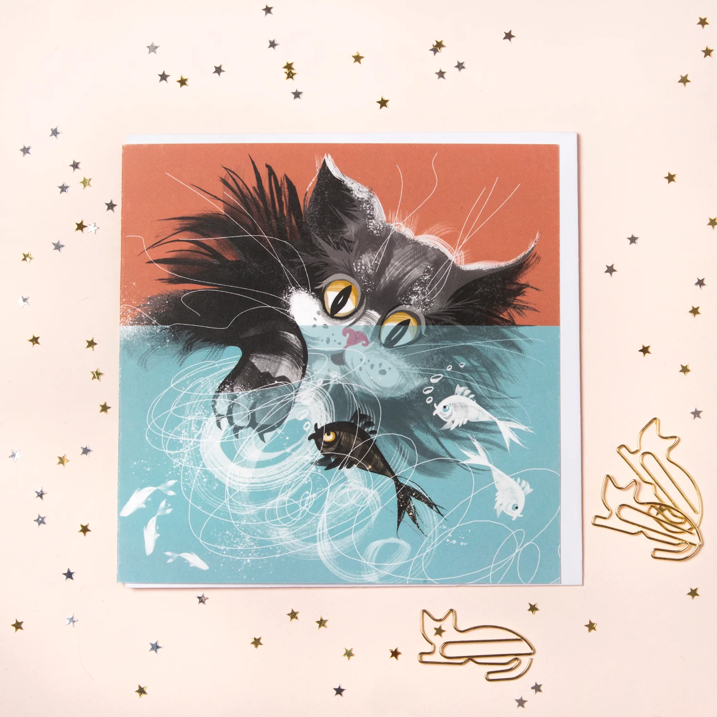 Lydia London - Cat Fish Card