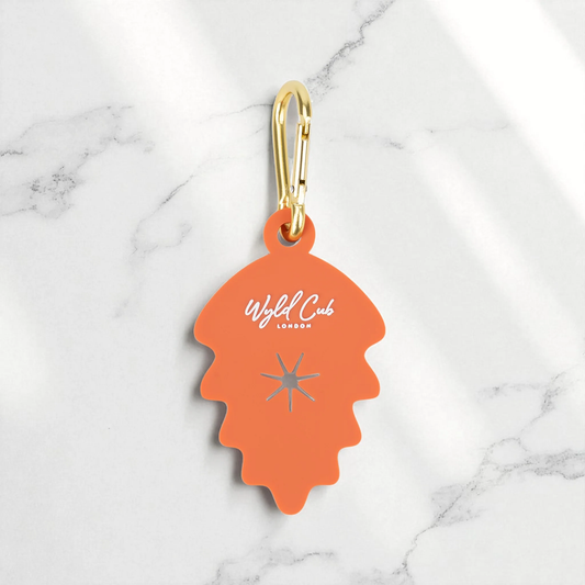 Wyld Cub Poop Bag Caddy Leaf - Ginger