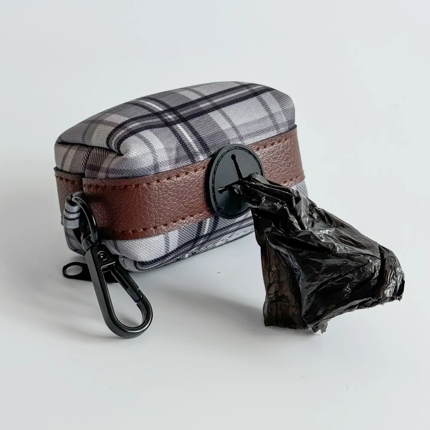 The aDoraBle Pooch Co. Heritage Poop Bag Holder - Gunsmoke Grey
