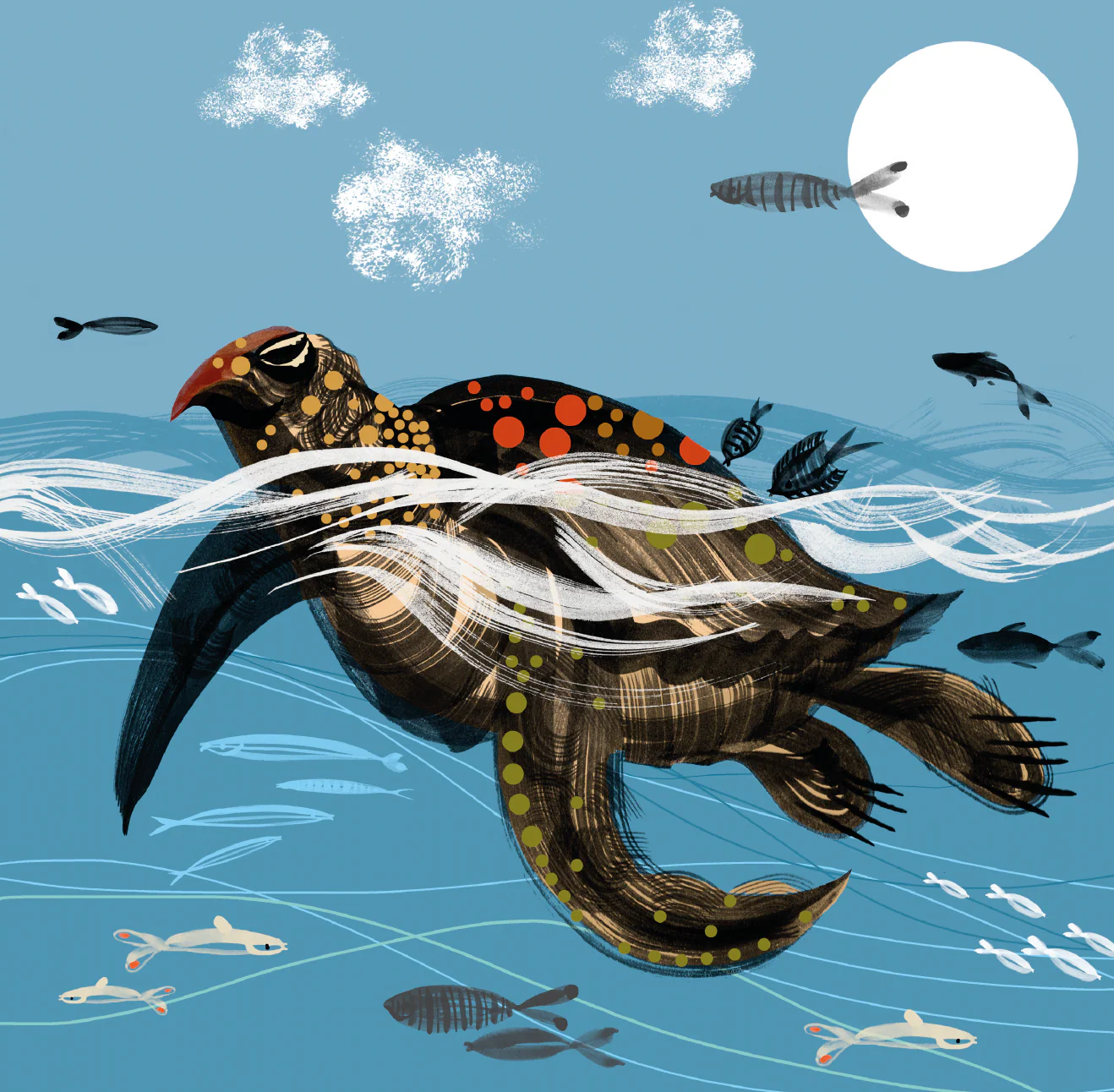 Lydia London -  Sea Turtle Card