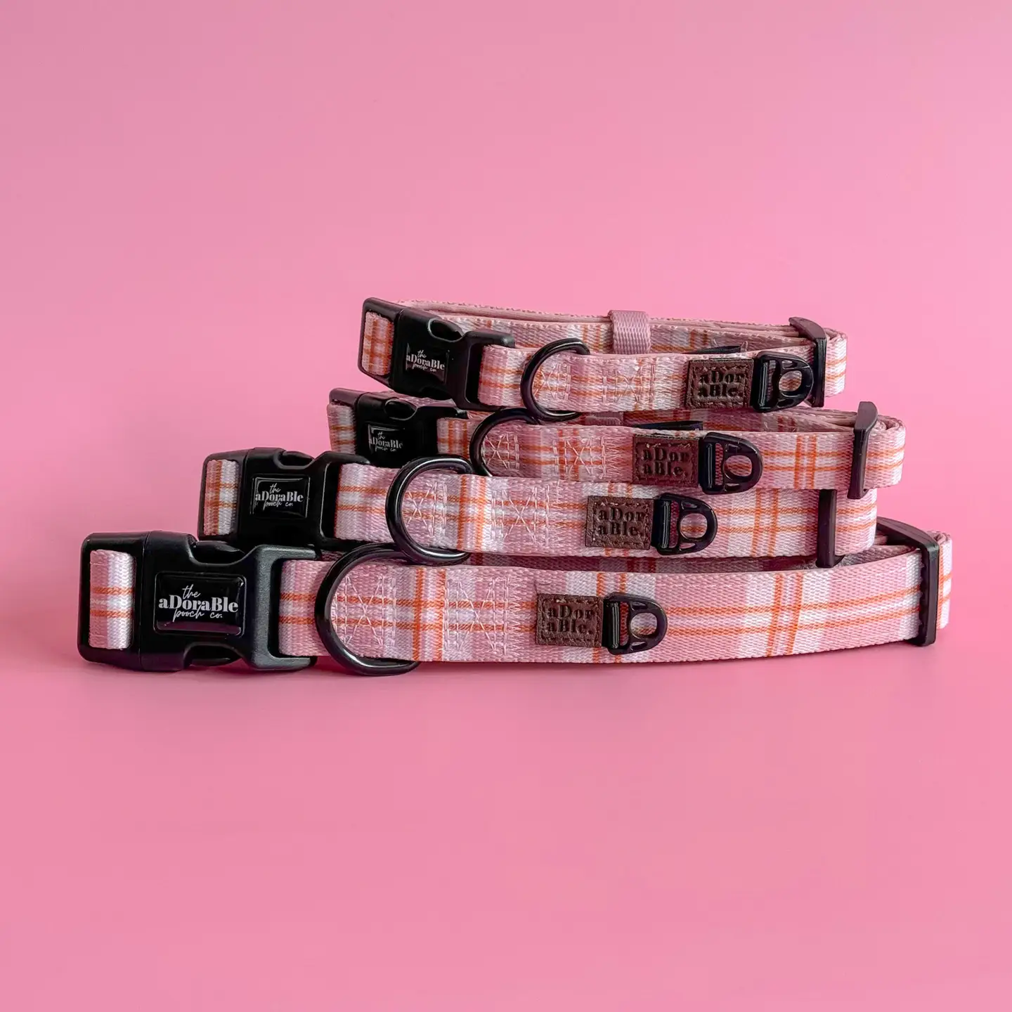 The aDoraBle Pooch Co. Collar Strawberry Cottage -