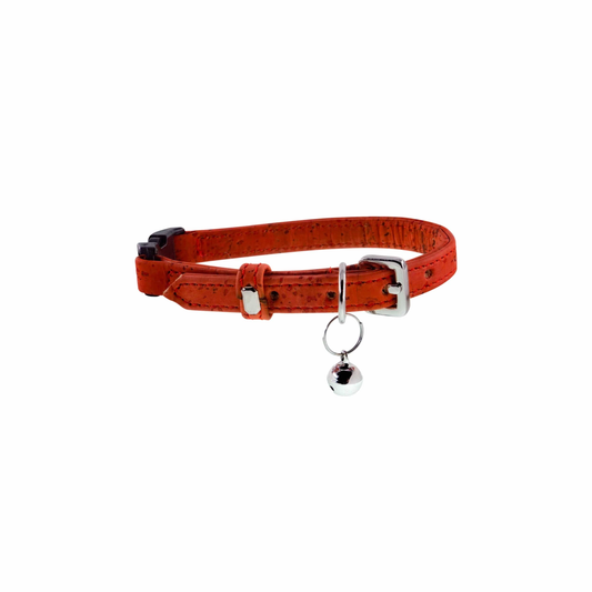 Mimis Cork Cat Collar - Red