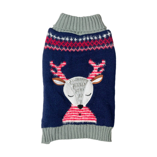 Happy Pet Reindeer Sweater M/L