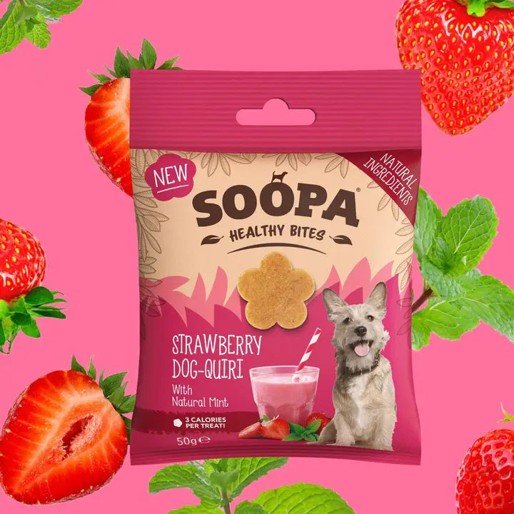 Soopa Strawberry Dog-Queri Bites