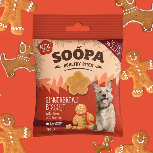 Soopa Gingerbread Biscuit Bites 50g