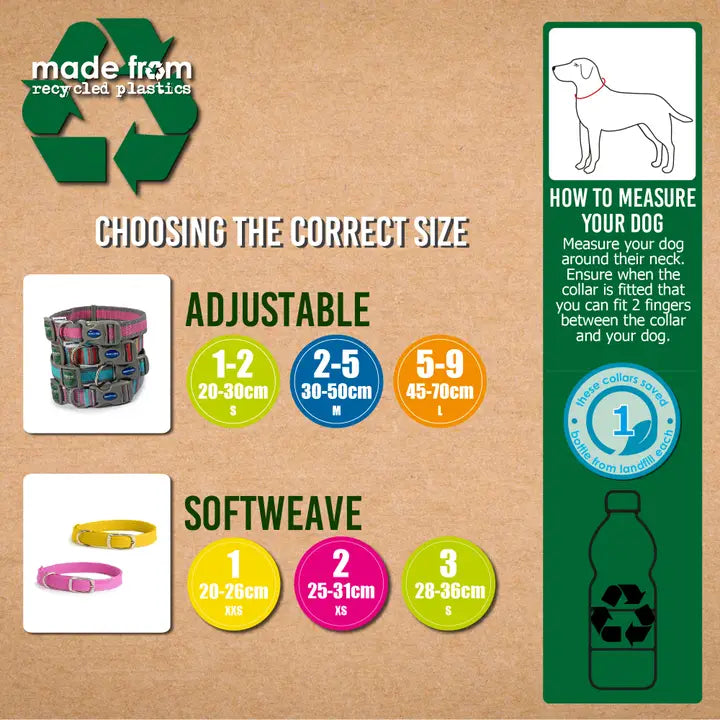 Ancol Recycled Softweave Collar