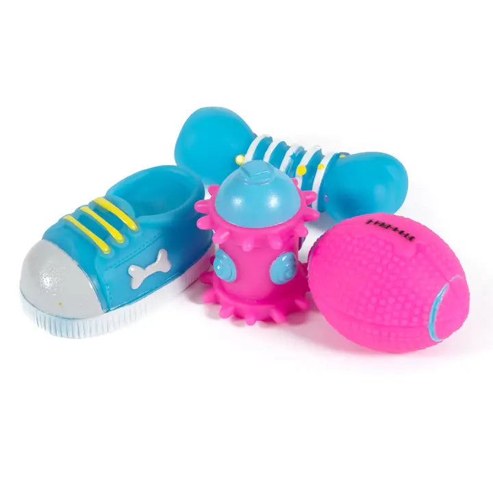 Small Bite Vinyl Puppy Selection 4pc