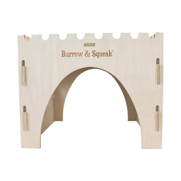 Ancol Burrow & Squeak Wooden Pet Castle