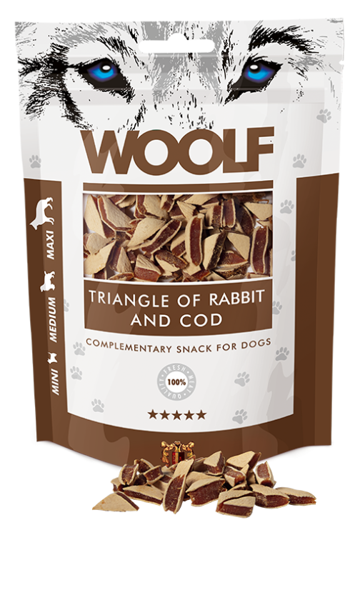 Woolf Triangle of Rabbit & Cod 100g
