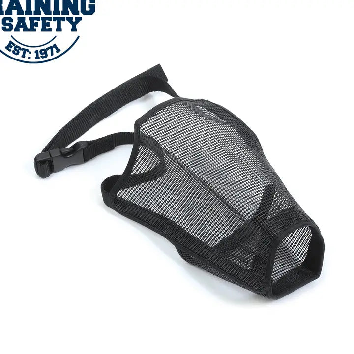 Ancol Nylon Mesh Dog Muzzle Black