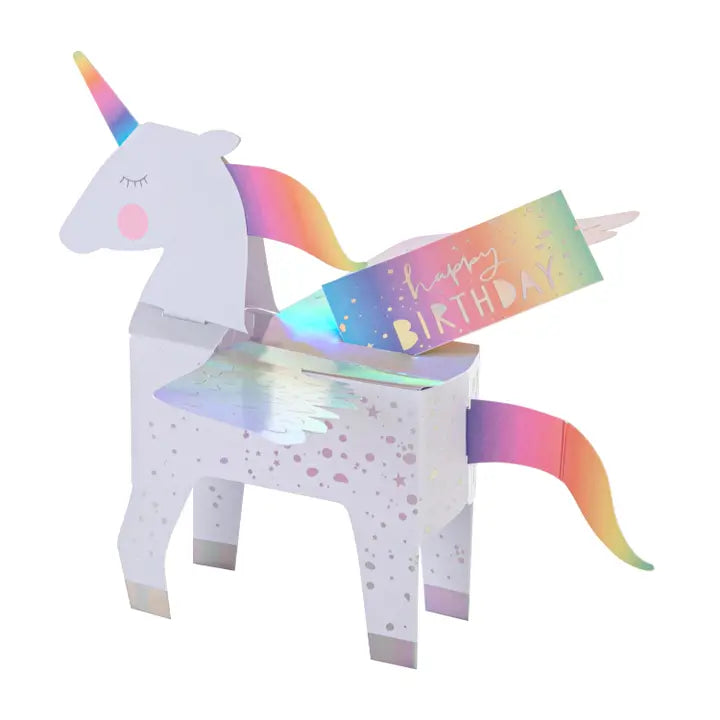 Hallmark Popsicards 3D Pop-Up Unicorn Card