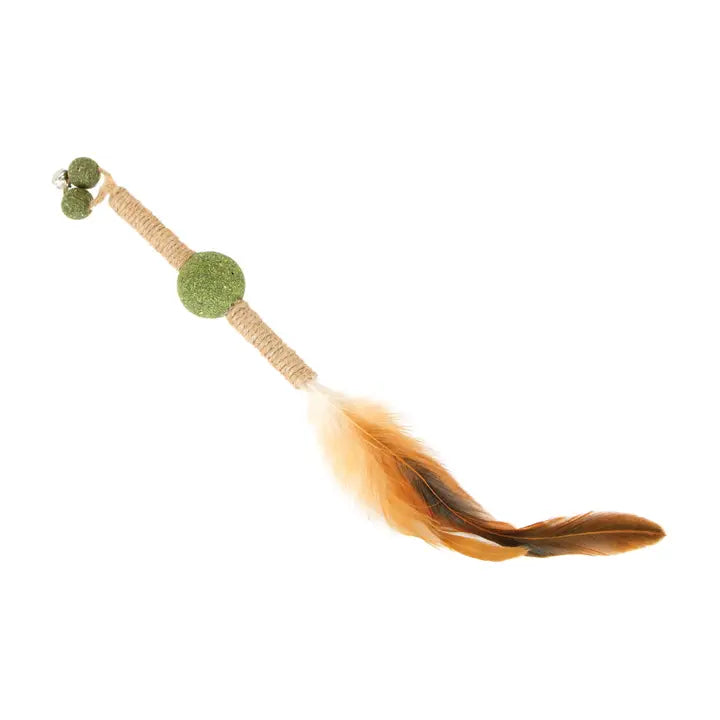 Ancol Catnip Play Stick & Feather