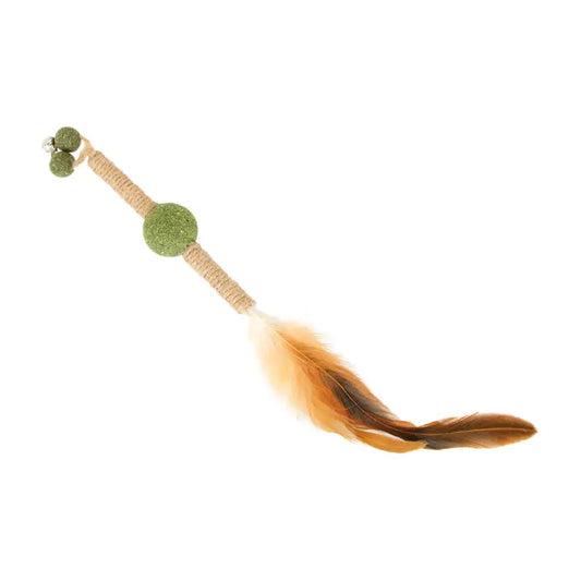 Ancol Catnip Play Stick & Feather