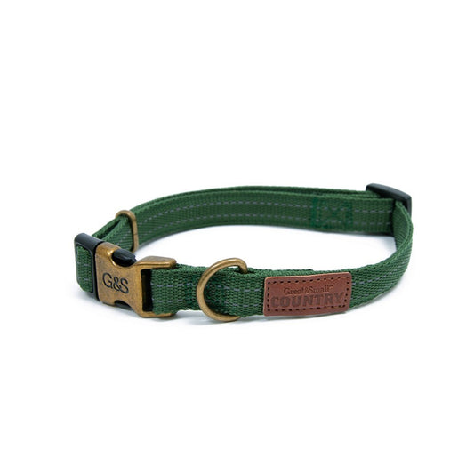 G&S Country Collar Forest Green 35-55cm