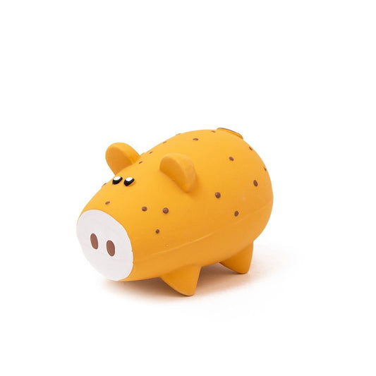 Great&Small Latex Dog Toy Potato Pig 13cm