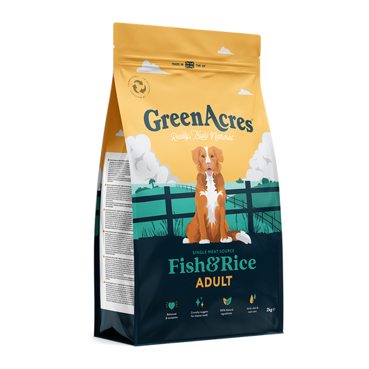 GreenAcres Adult Fish & Rice 2kg