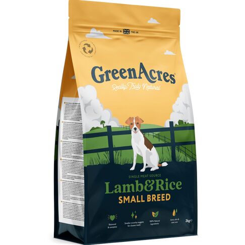 GreenAcres Small Breed Lamb & Rice 2kg