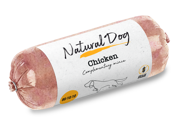 Natural Dog Chicken 80:10:10 500g