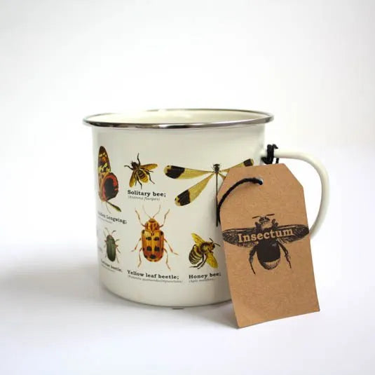 Insects Enamel Mug