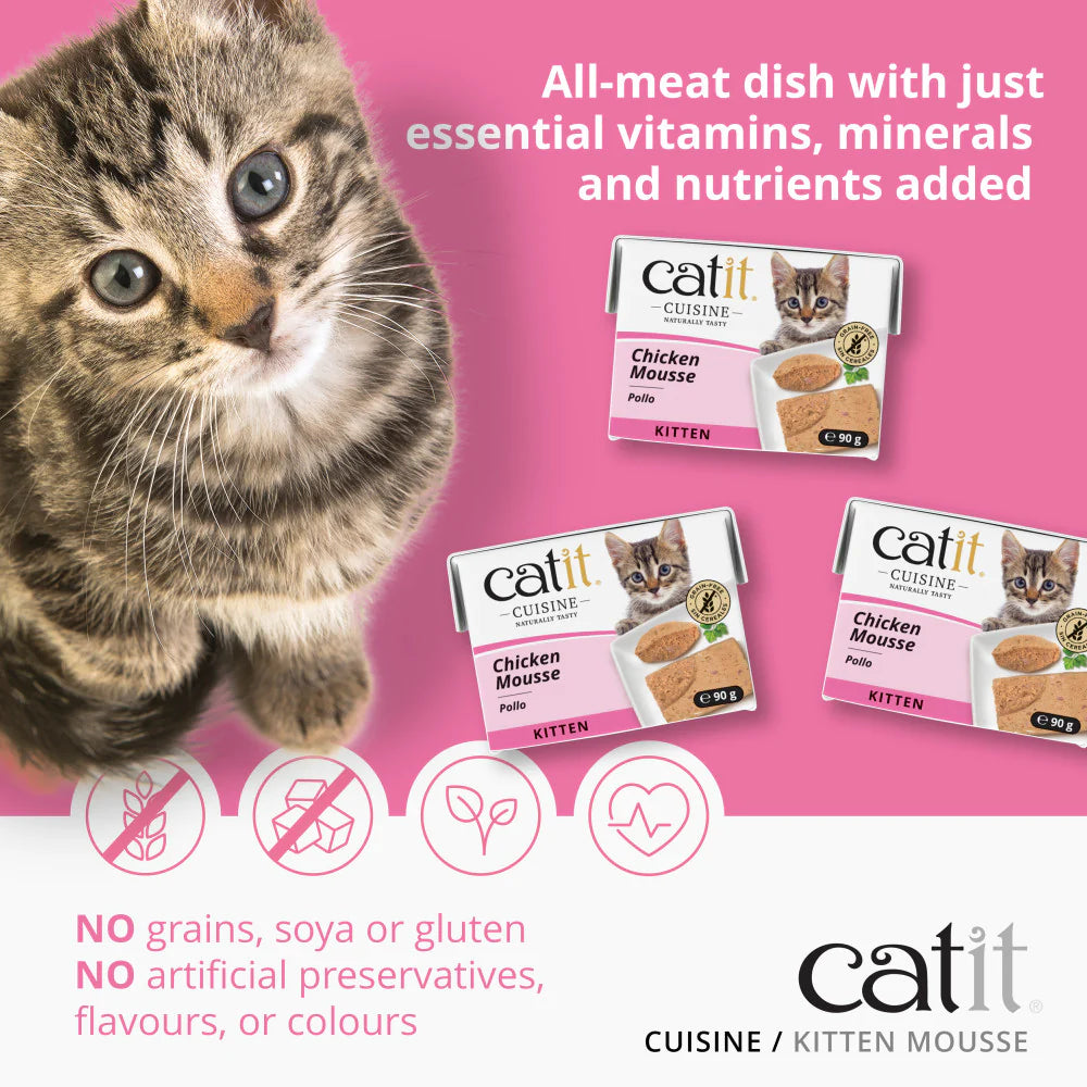 Catit Cuisine Kitten Chicken Mousse 90g