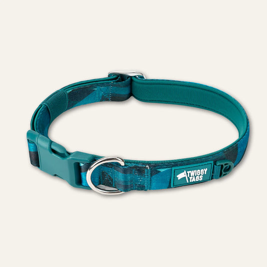 Twiggy Tags Adventure 2.0 Collar - Lagoon