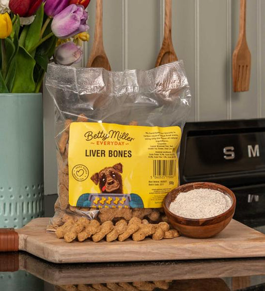 Betty Millers Liver Bone Treats 500g
