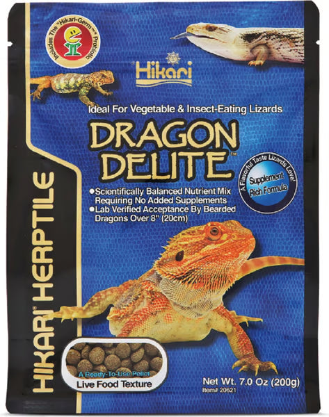 Hikari Herptile Dragon Delite 200g