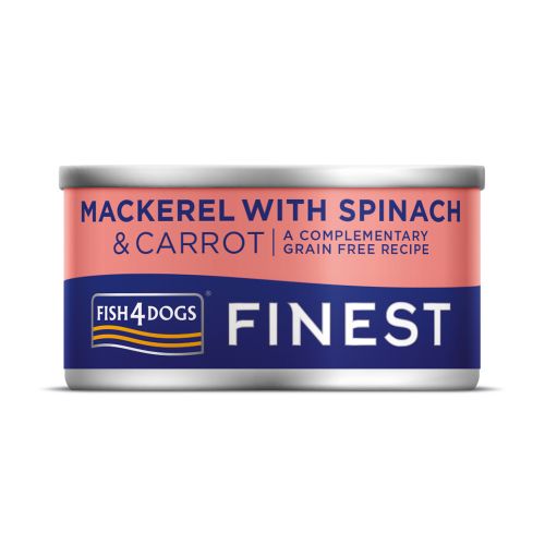 Fish4Dogs Mackerel with Spinach & Carrot 85g