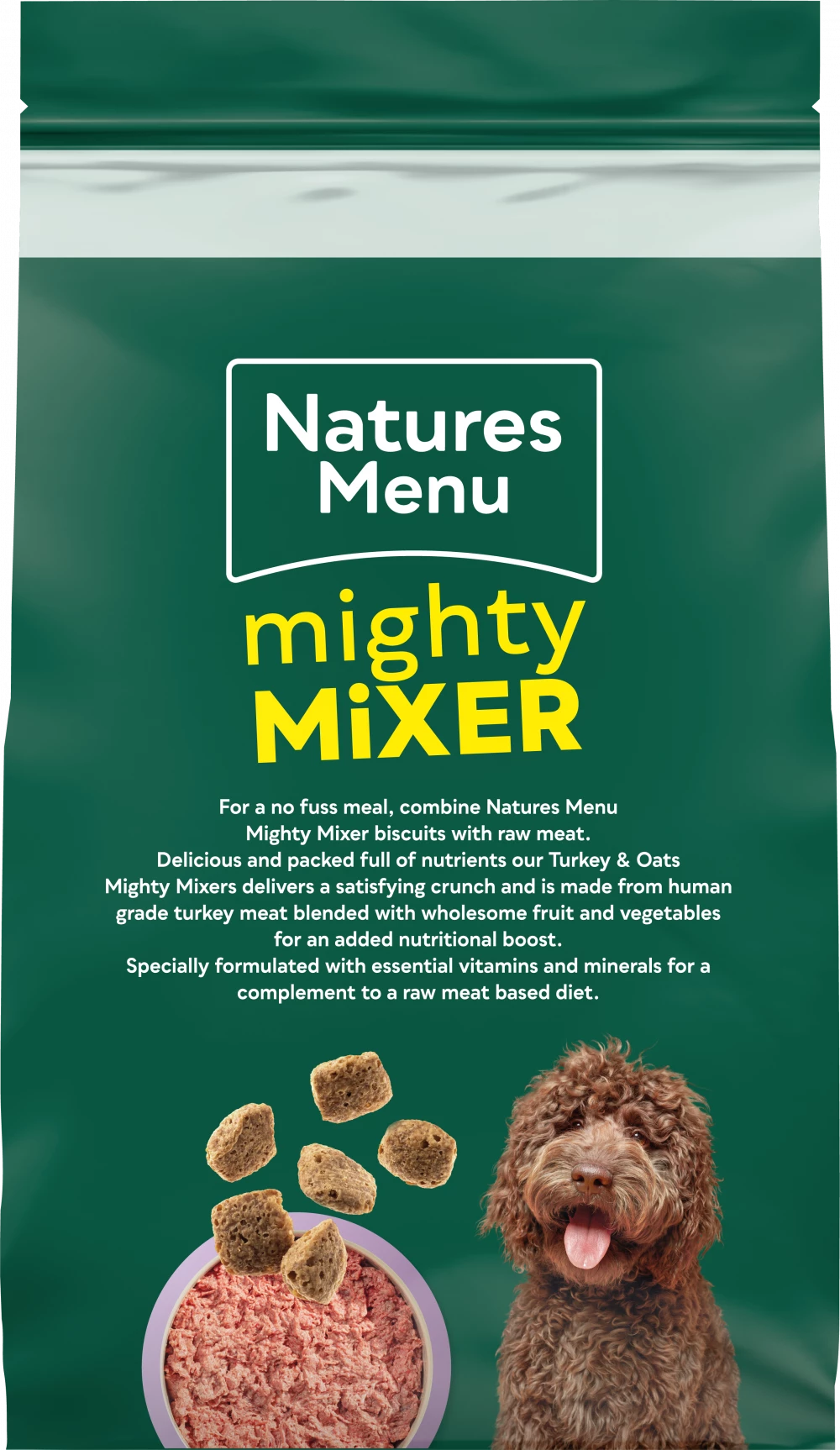 Natures Menu Mighty Mixer Turkey Oats 2kg