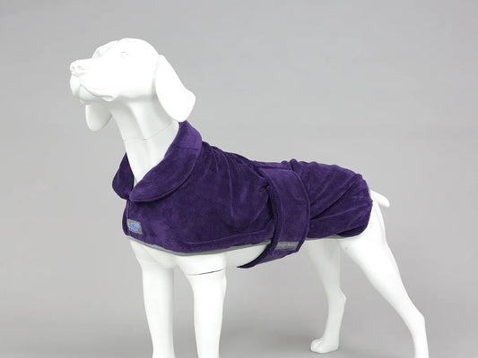 George Barclay MuttMOP Drying Coat Plum