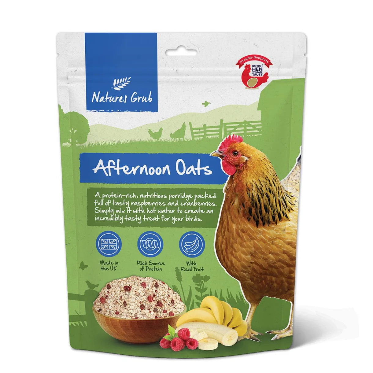 Natures Grub Afternoon Oats 600g - DATED 30.10.25