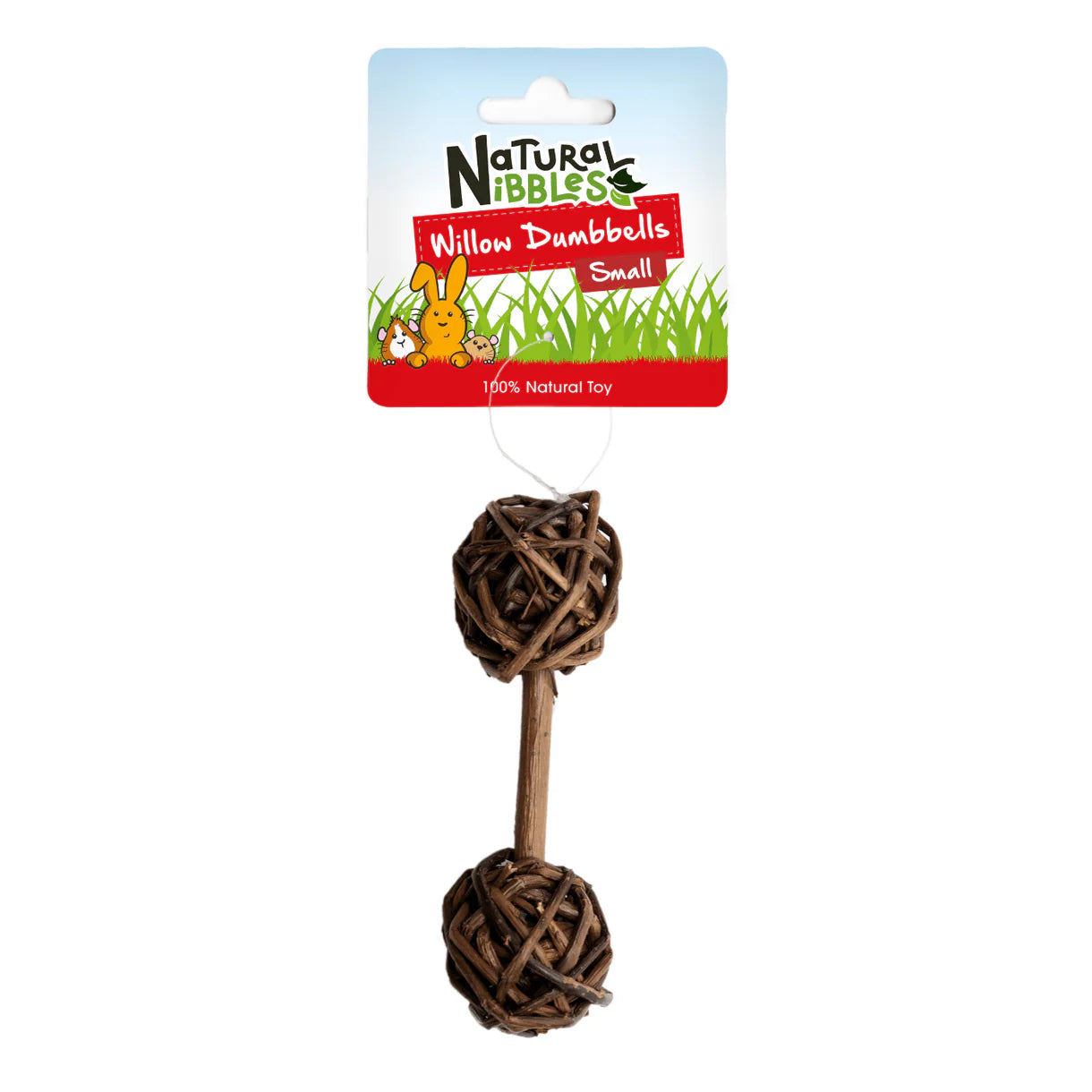 Natural Nibbles Small Willow Dumbbell
