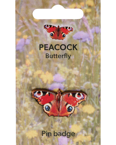 Westair 3D Pin Badge - Peacock Butterfly