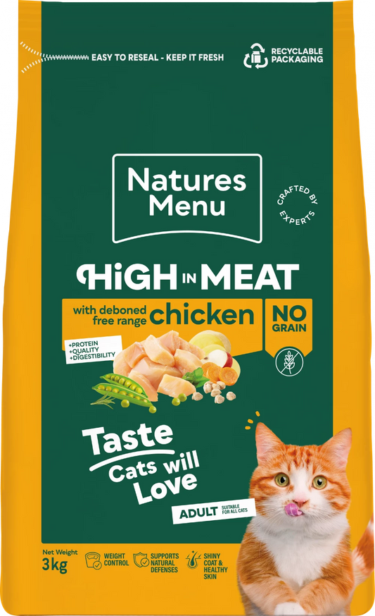 Natures Menu High Meat Cat Food Chicken
