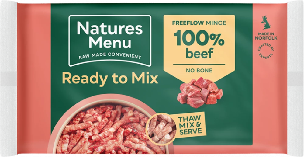 Natures Menu Freeflow Mince Beef 2kg
