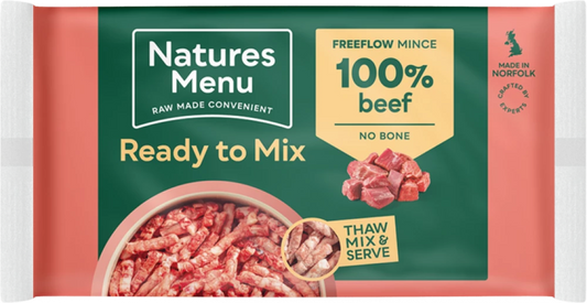 Natures Menu Freeflow Mince Beef 2kg