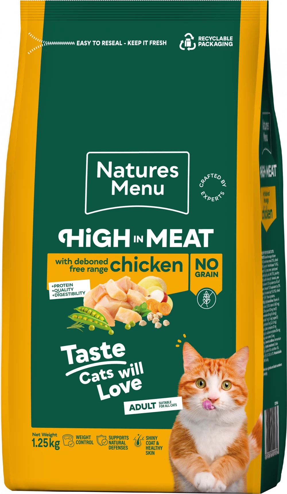 Natures Menu High Meat Cat Food Chicken