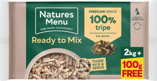 Natures Menu Freeflow Mince Tripe 2kg