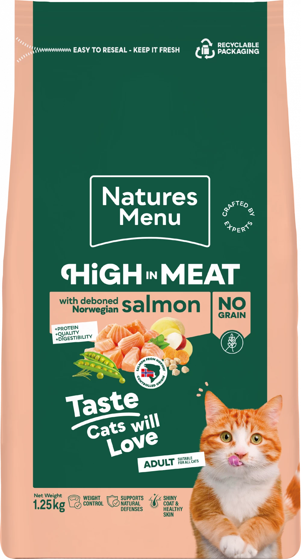 Natures Menu High Meat Cat Food Salmon