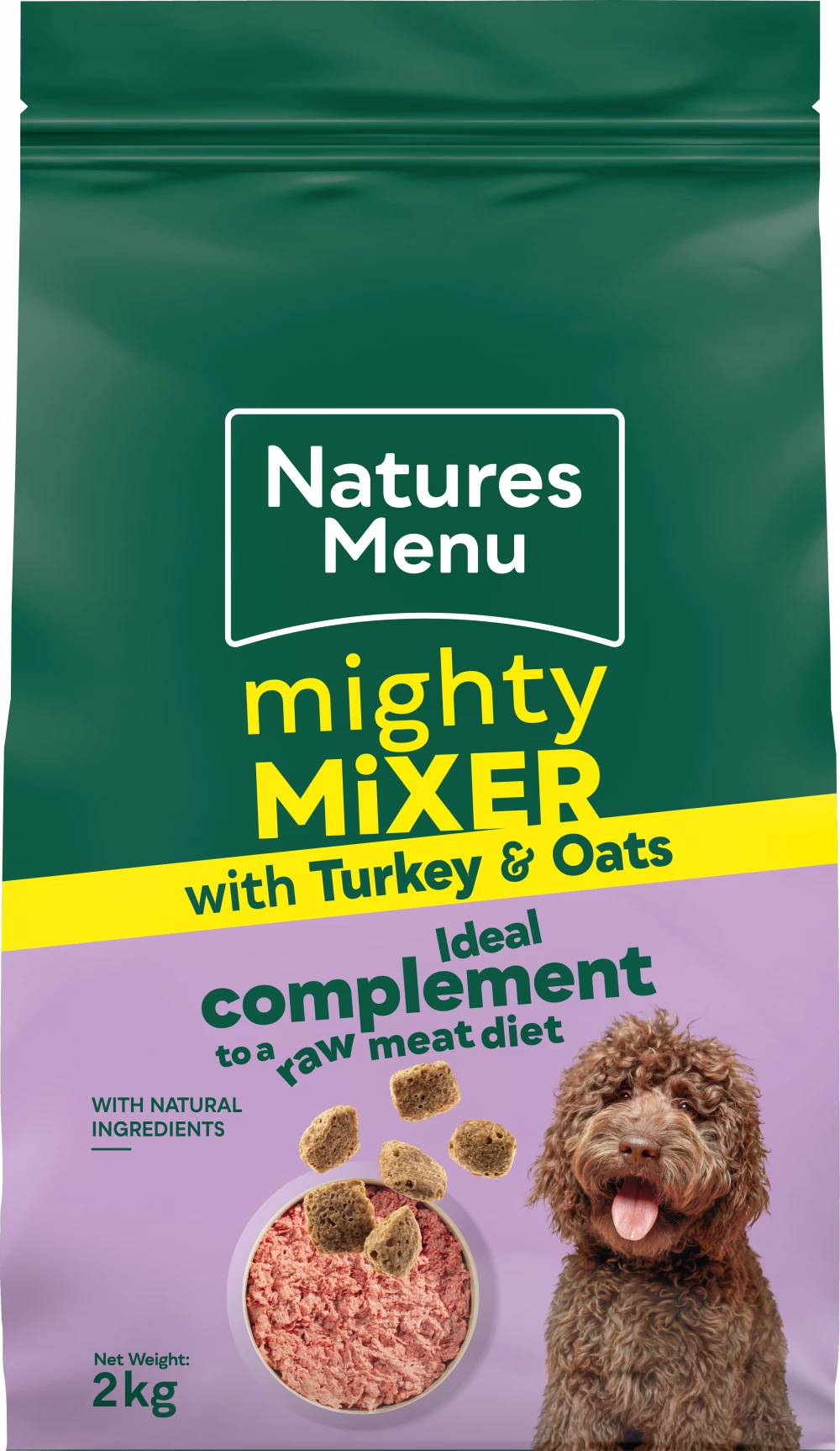 Natures Menu Mighty Mixer Turkey Oats 2kg