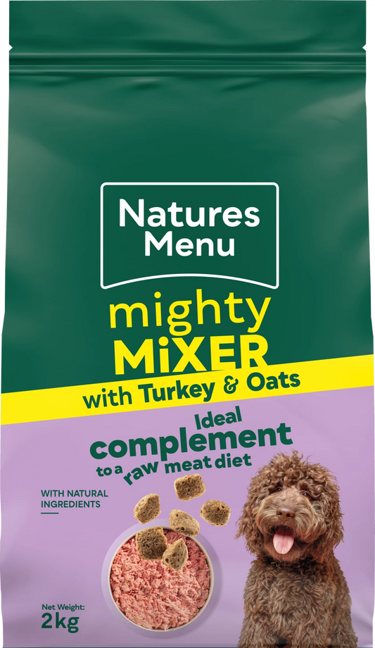 Natures Menu Mighty Mixer Turkey Oats 2kg